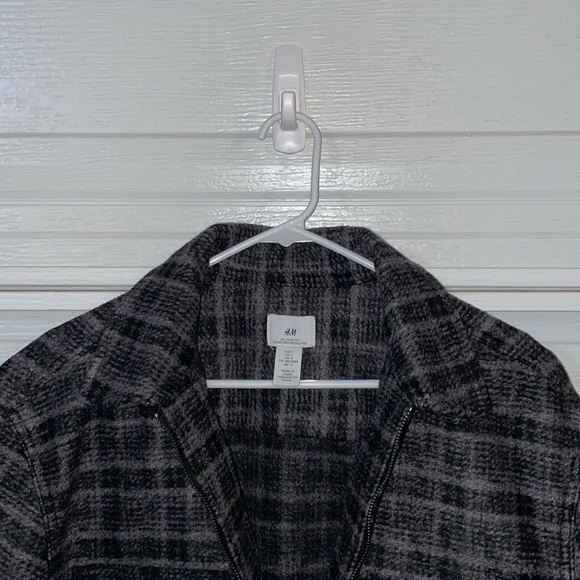 H&M Wool Jacket - Mens L - Dark Navy - Great Condition - Picture 3 of 3